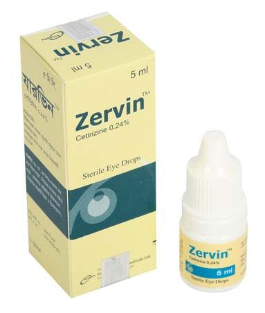Picture of Zervin 0.24 % Eye Drop